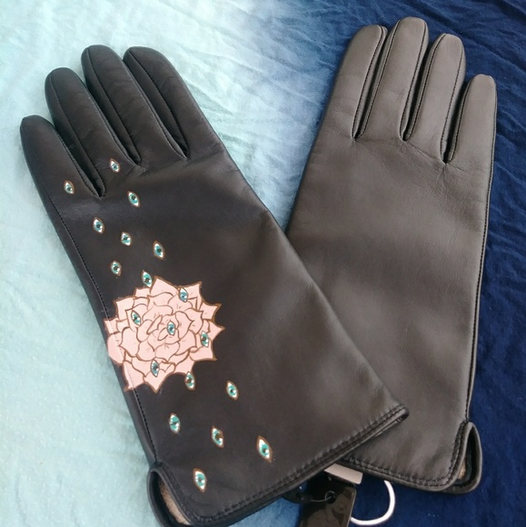 H&M Accessories Womens Black Leather Gloves Poshmark